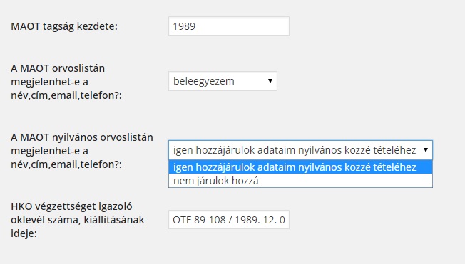 Adatlap